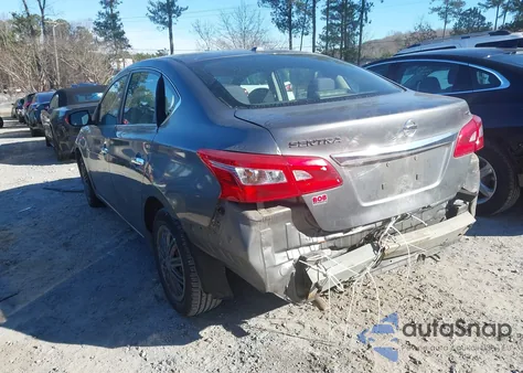 2016 Nissan Sentra Fe+ S/S/Sl/Sr/Sv z USA, uszkodzony, nr VIN 3N1AB7AP2GL647597